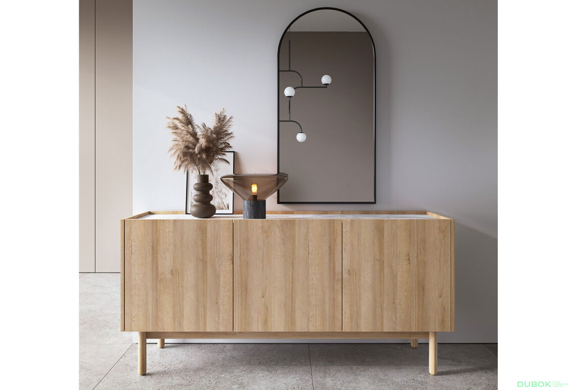 Obrázek 3 - Komoda K144/68 riviéra / mramor bianco Boho