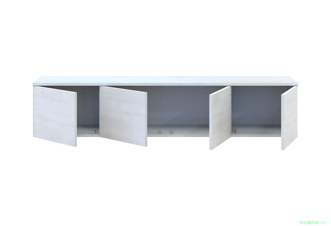 Obrázek 5 - TV stolek Levía bílý strom 4dv 160x35x33