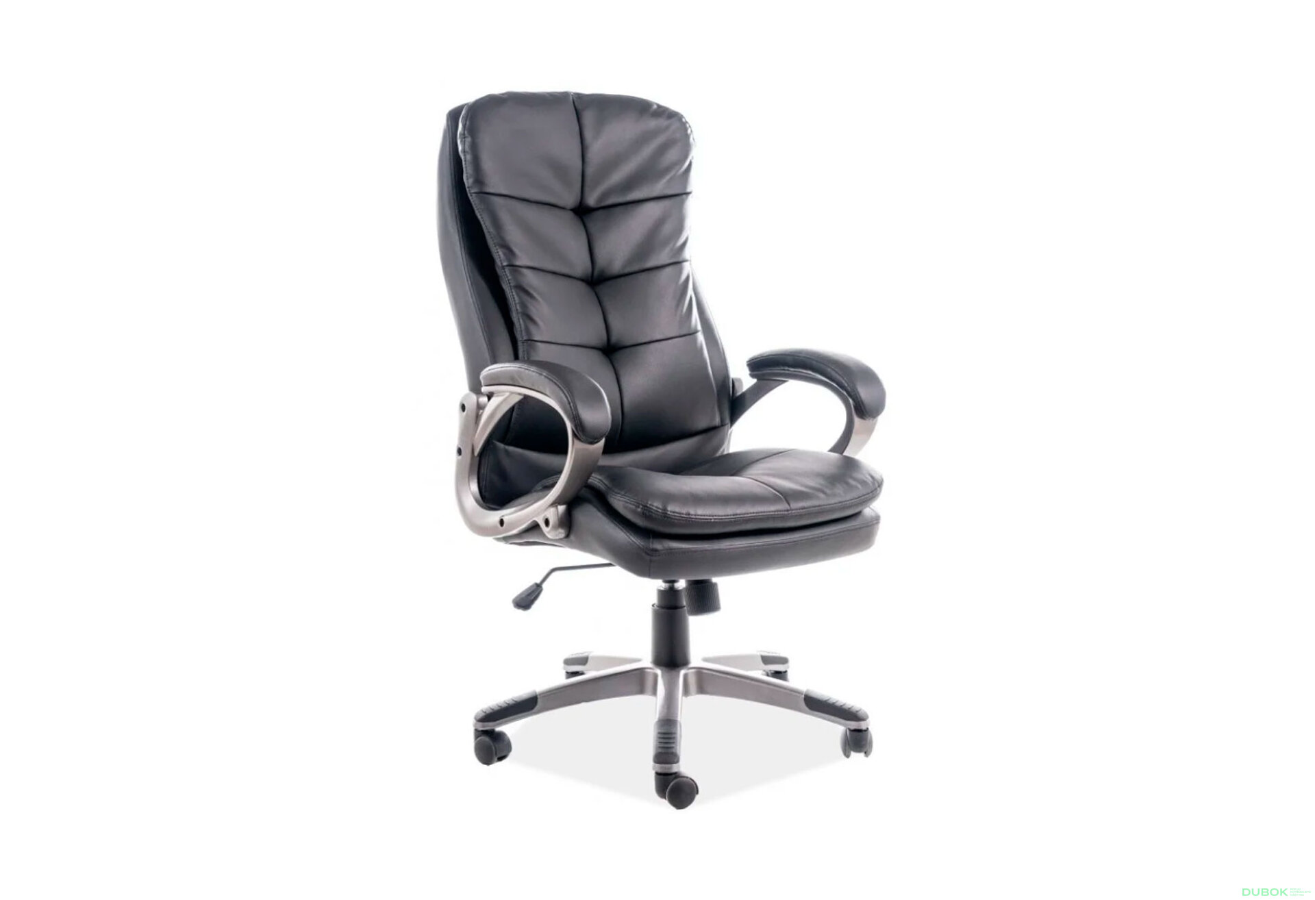 Obrázek 2 - Otočné křeslo Q-270 ekokůže, černý