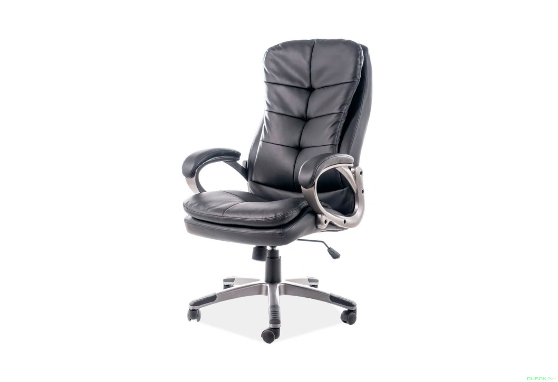 Obrázek 7 - Otočné křeslo Q-270 ekokůže, černý