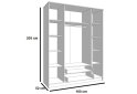 Obrázek 4 - Skříň Simple 4D+2š nymfaea alba