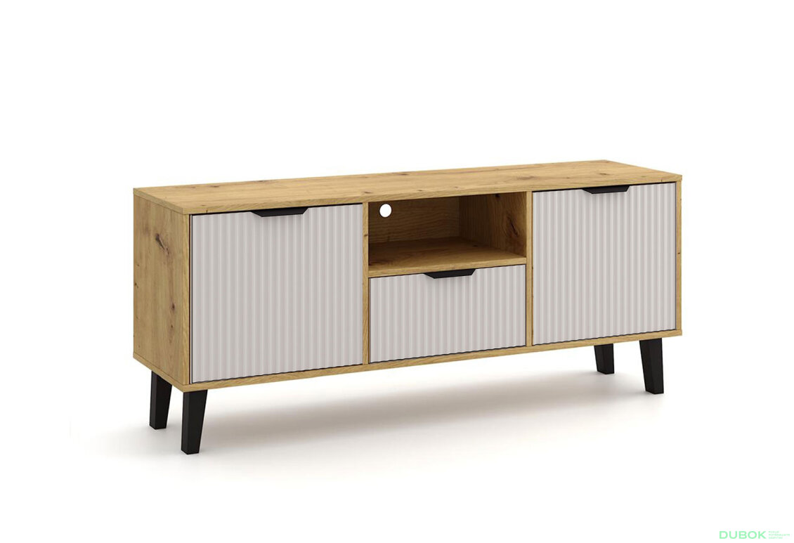 Obrázek 4 - TV stolek Borg Duo 2d1s dub artisan / kašmír