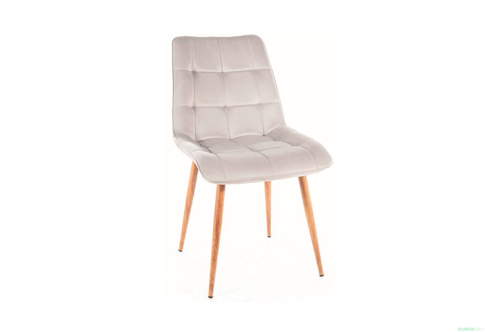 Obrázek 2 - Židle Chic D Velvet světle šedý Bluvel 03
