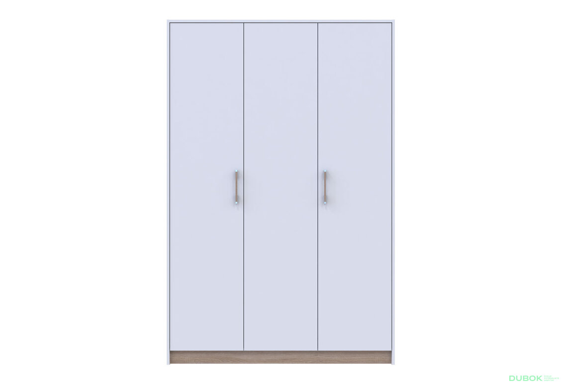 Obrázek 5 - Skříň Austin 3 LTD 135 cm, bílá