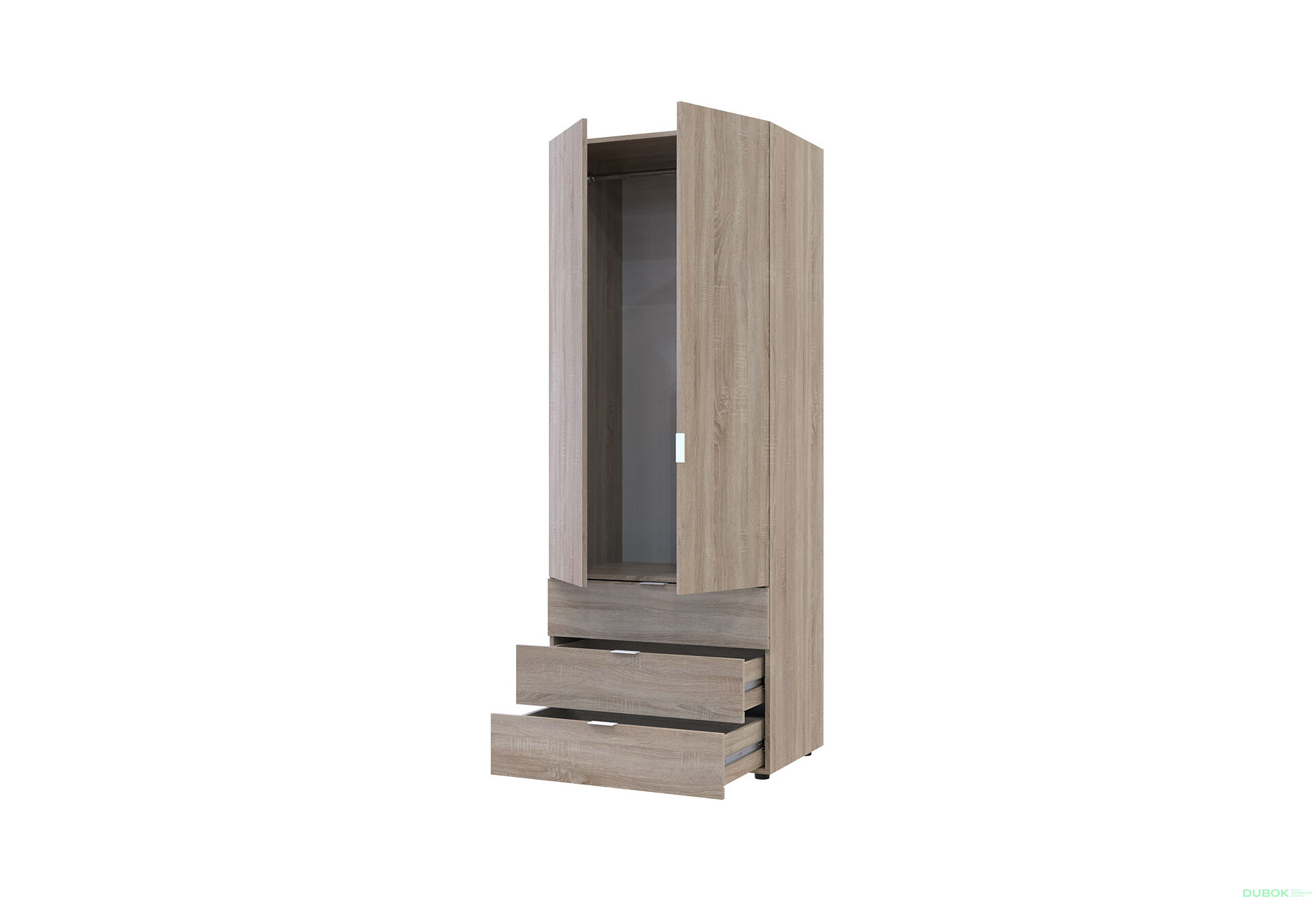 Obrázek 5 - Skříň dvoudveřová Gelar 77.5 cm Dub sonoma