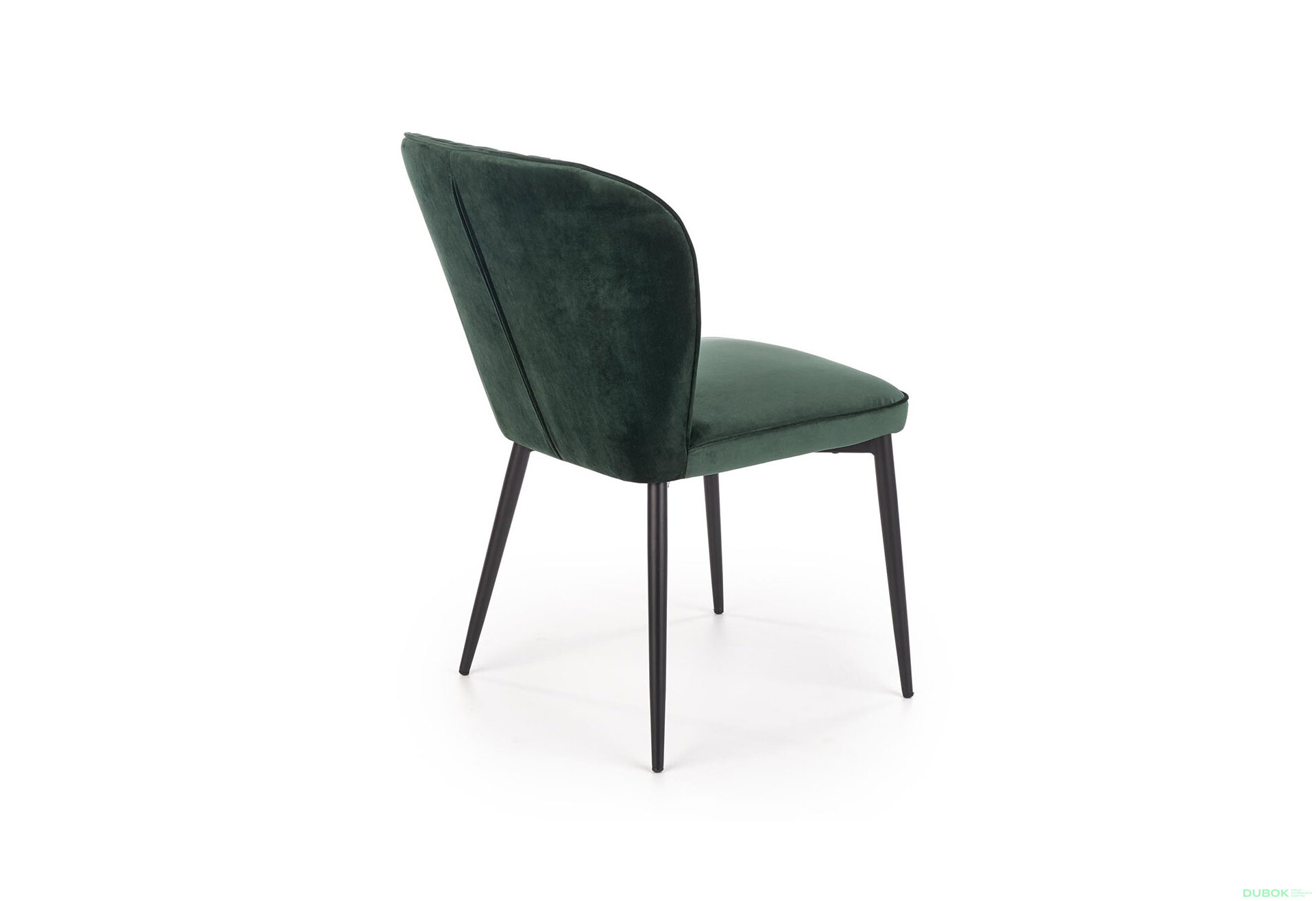 Obrázek 5 - Židle K399 černý kov / látka ciemny zielony