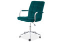 Obrázek 1 - Otočné křeslo Q-022 Velvet, zelený Bluvel 78