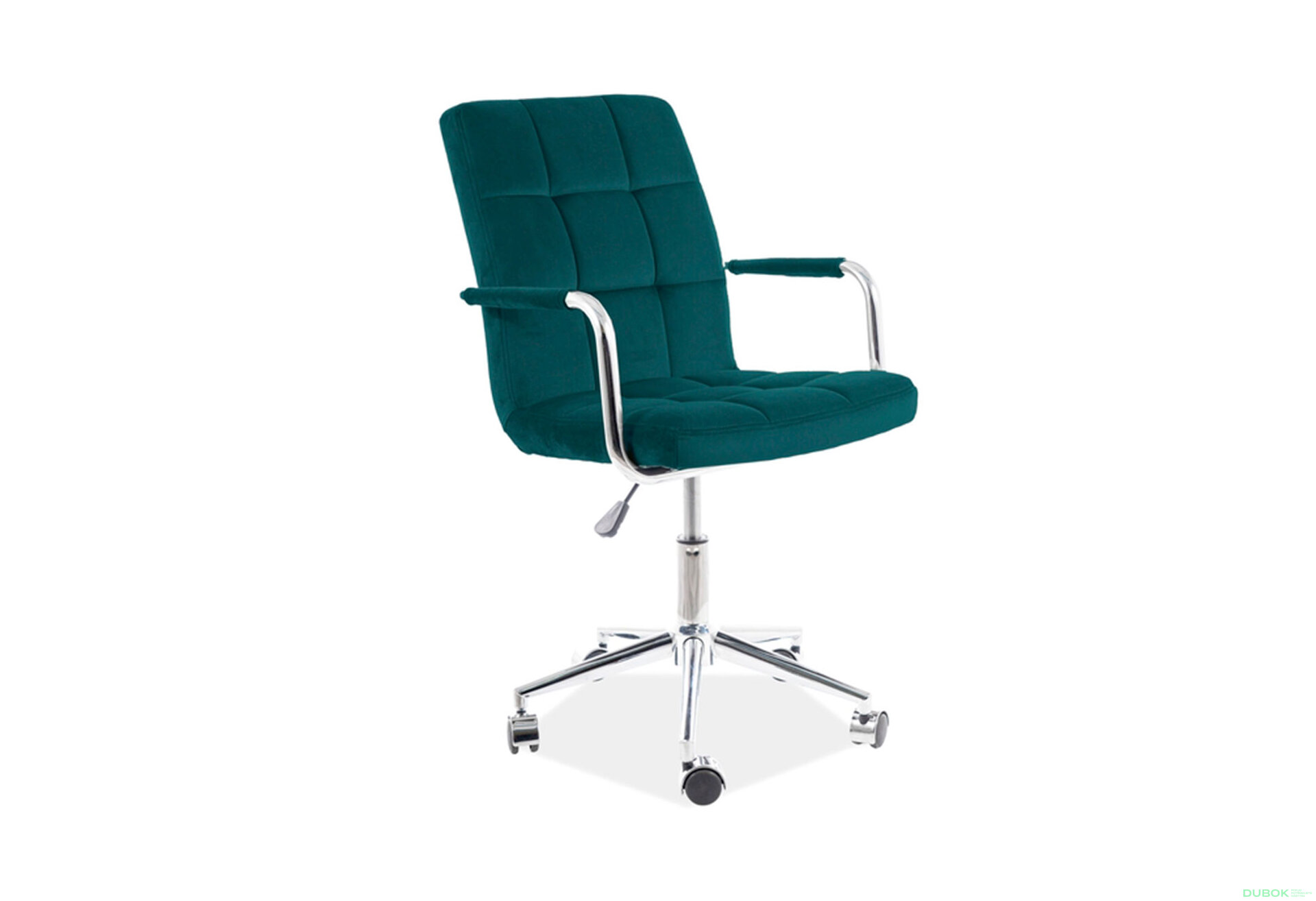 Obrázek 2 - Otočné křeslo Q-022 Velvet, zelený Bluvel 78