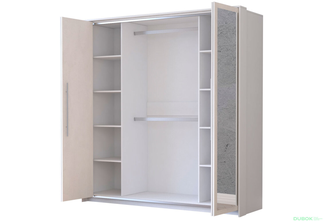Obrázek 2 - Skříň 4D Aurelia silk / bílý Idczak meble