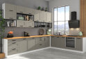 Obrázek 1 - Kuchyňská sestava 3.6x2.7 m Luna bílý / clay grey