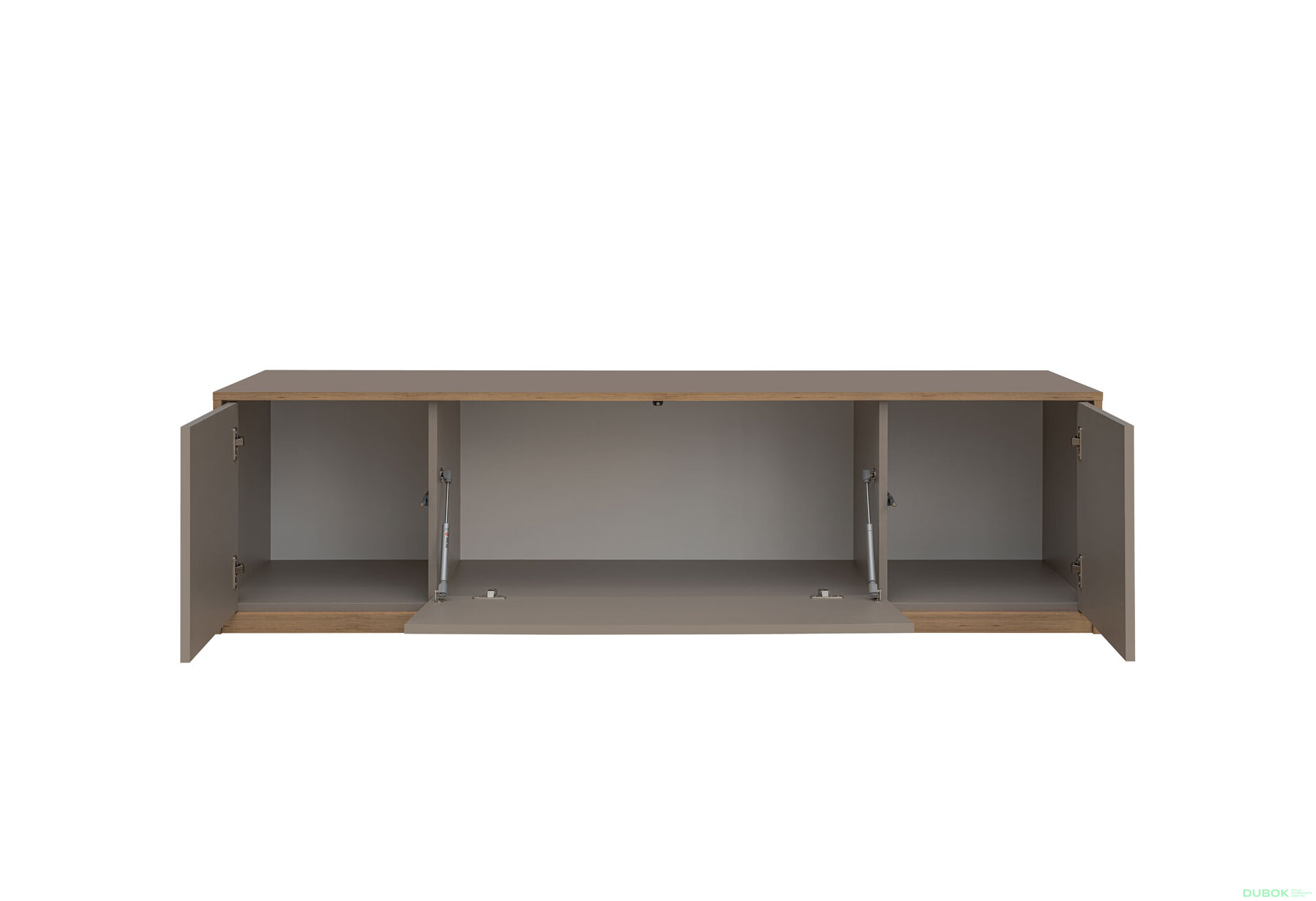 Obrázek 3 - TV stolek 2d1k šedý kubanit Complex