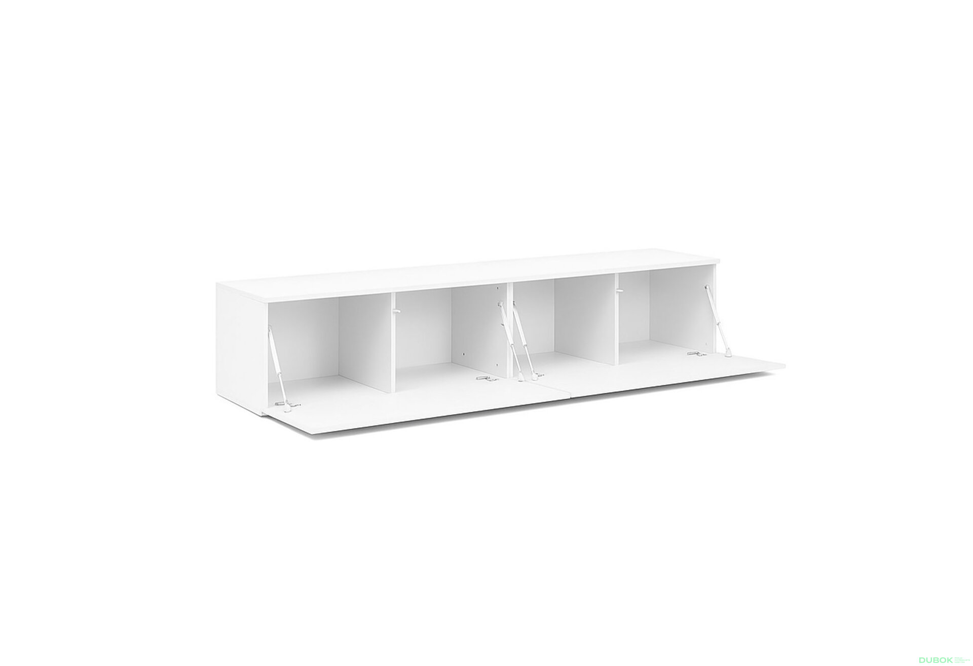 Obrázek 4 - TV stolek 1,75 lesklá bílá Legs Box
