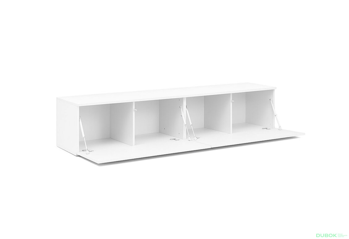 Obrázek 4 - TV stolek 1,75 lesklá bílá Legs Box