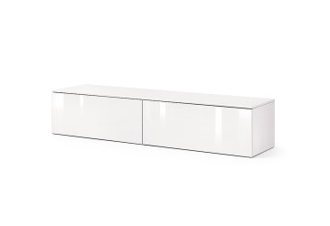TV stolek 1,75 lesklá bílá Legs Box