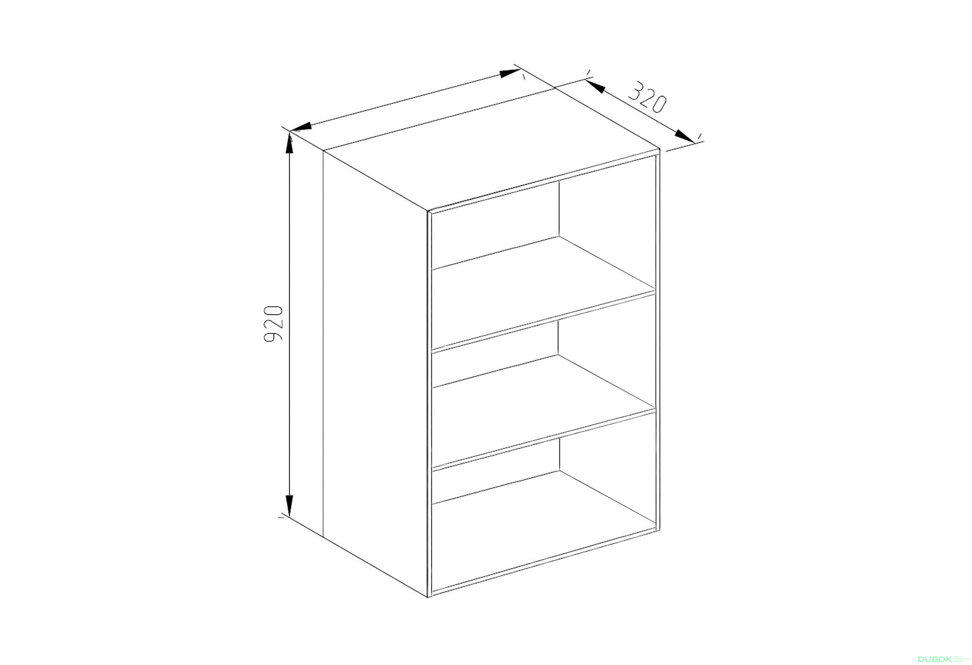 Obrázek 1 - Korpus V 60 2D pro mikrovlnnou troubu (H-920)