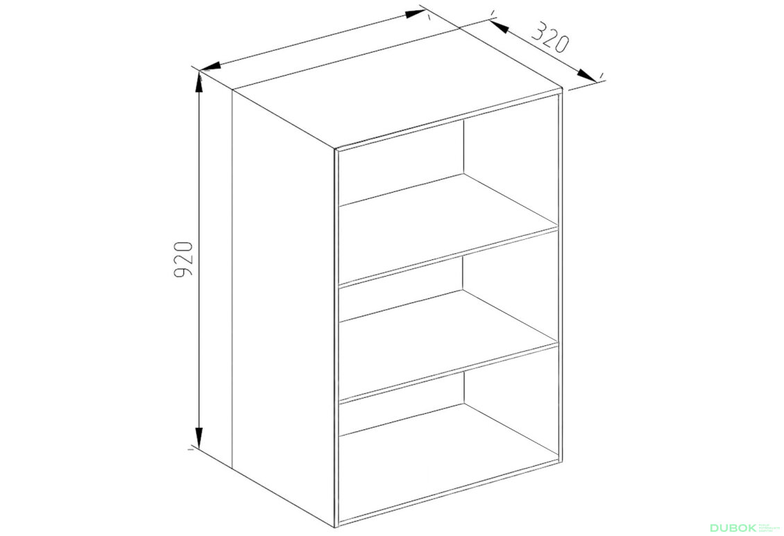 Korpus V 60 2D pro mikrovlnnou troubu (H-920)