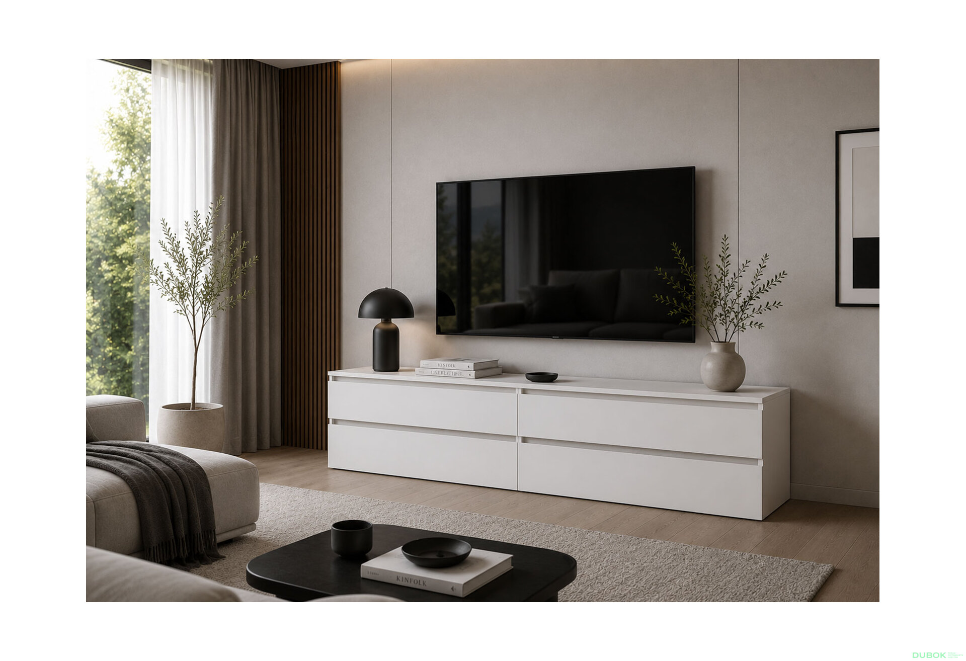 Obrázek 2 - TV stolek 520/1600/2x2Z nymfea alba Idea
