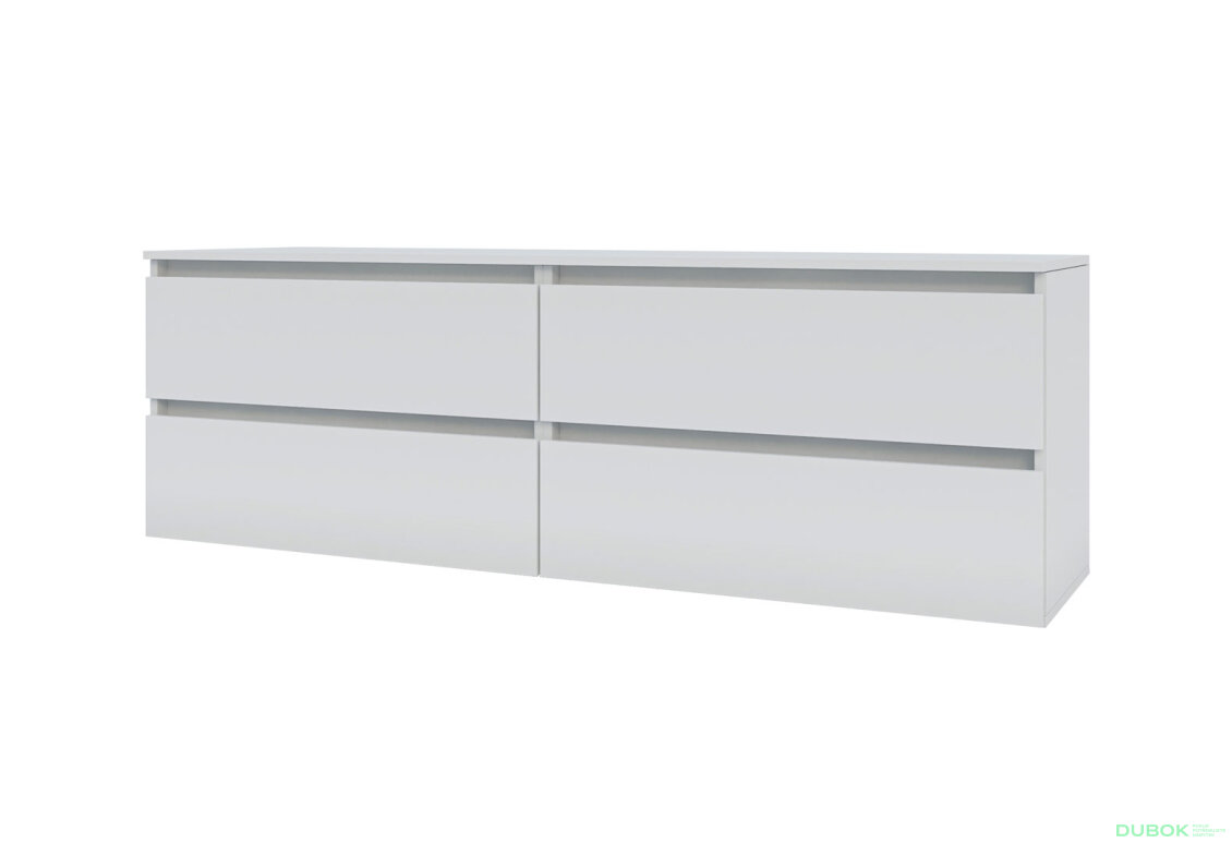TV stolek 520/1600/2x2Z nymfea alba Idea