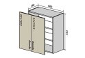 Obrázek 1 - V6 Skříňka 2D 60 Interno Luxe