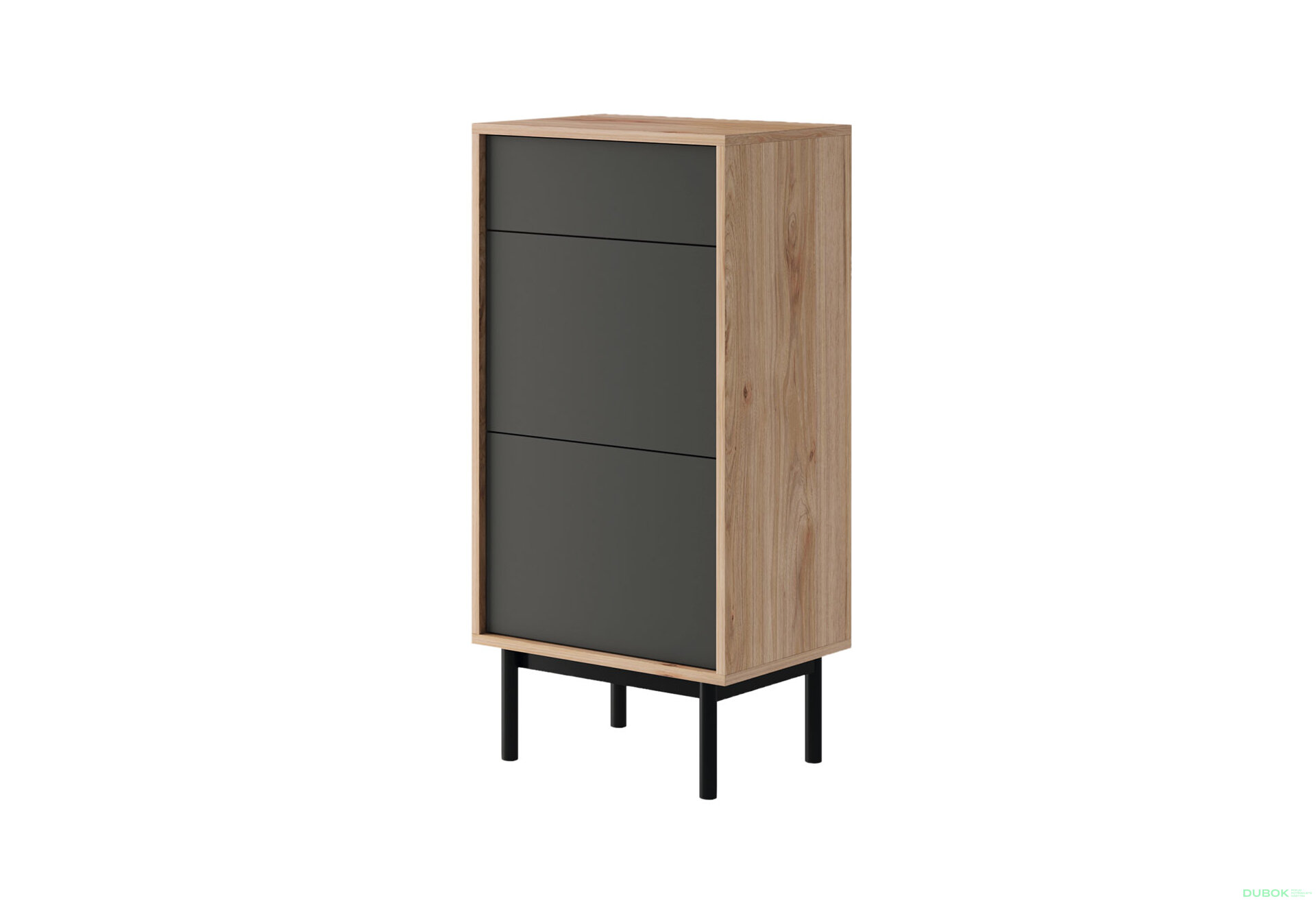 Obrázek 1 - Botník BGD54 jackson hickory / grafit Basic