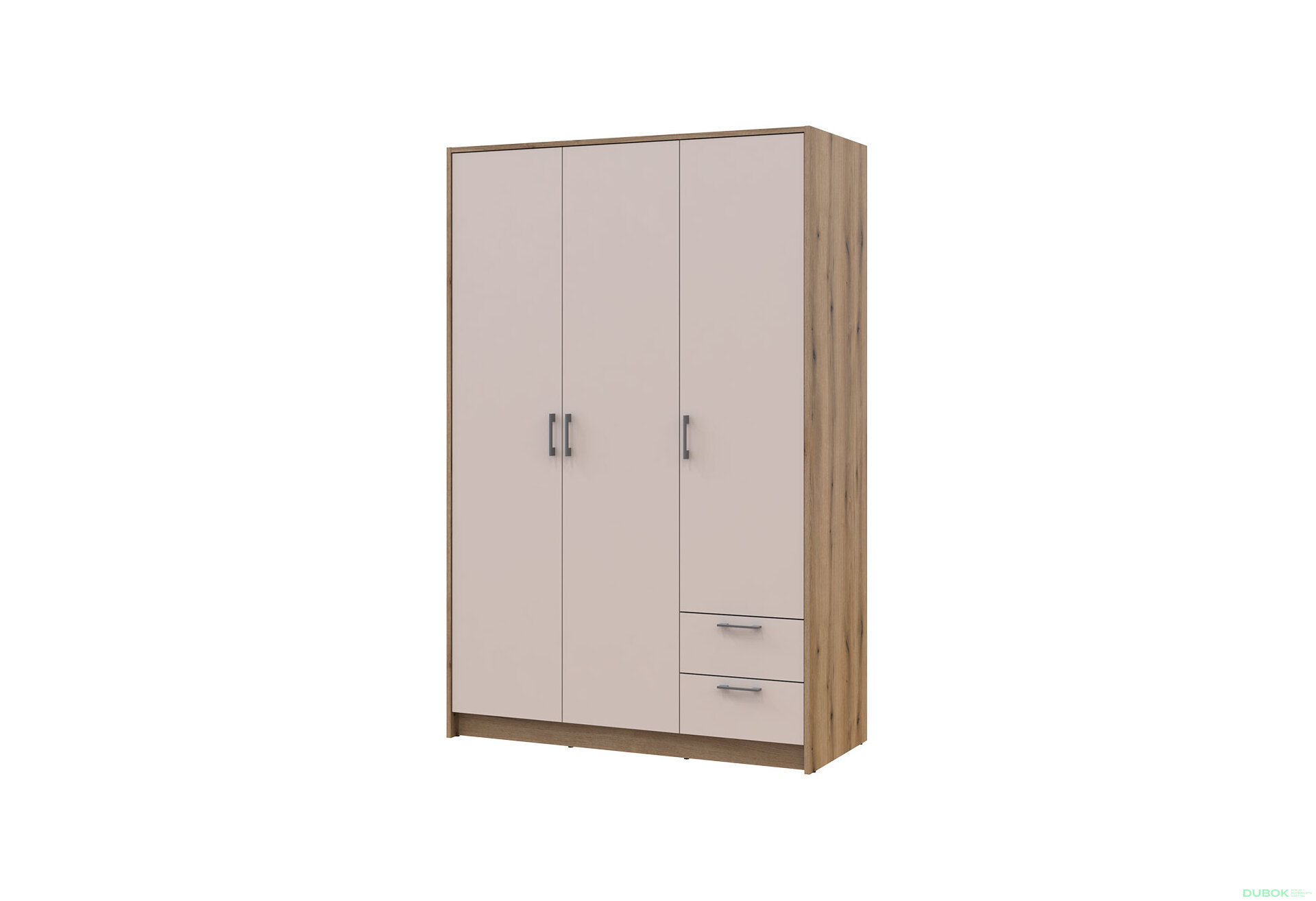 Obrázek 1 - Skříň Rondi 3D dub artisan / kašmír 121x52x195
