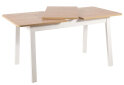 Obrázek 3 - Stůl Ikar 125(165)x75 dub artisan / bílý