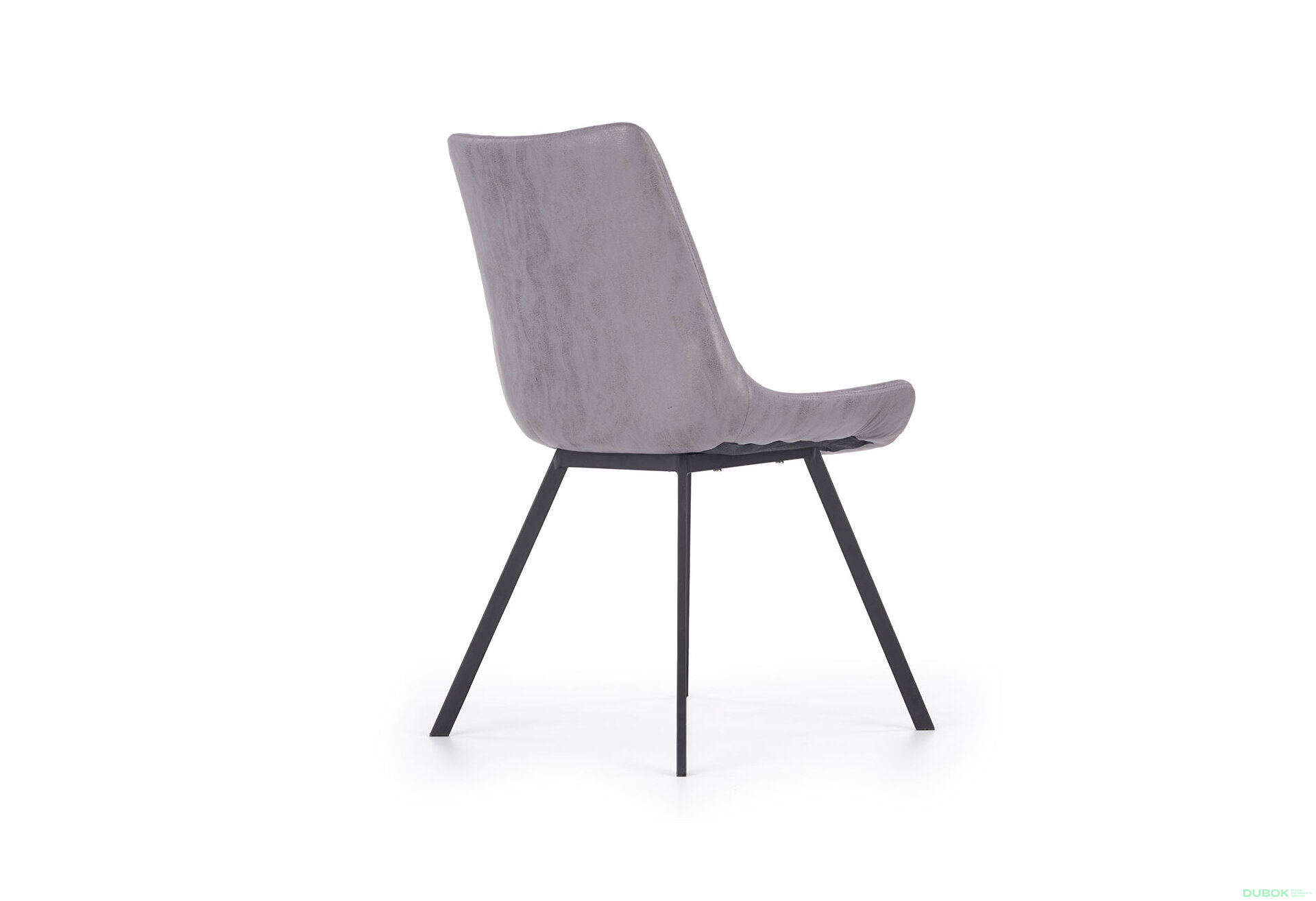 Obrázek 6 - Židle K279 czarny metal / popielata ekoskóra