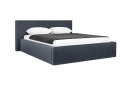 Obrázek 4 - Postel 1,6x2,0 s výklopným roštem, grafit (Royal Velvet 21) Duo
