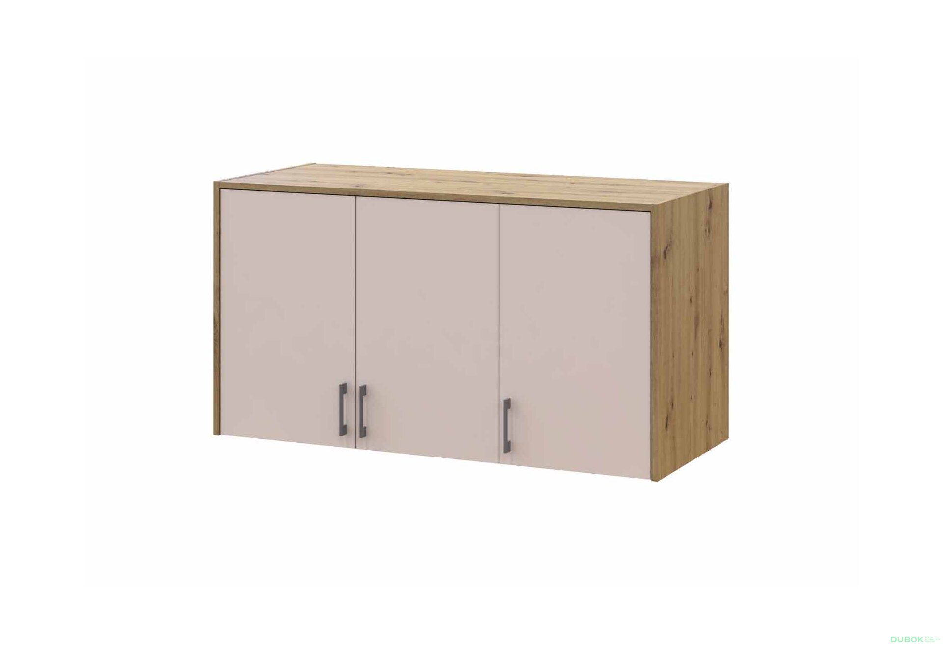 Obrázek 1 - Nástavba Rondi 3 dřevotříska 121x52x65 dub artisan / kašmír