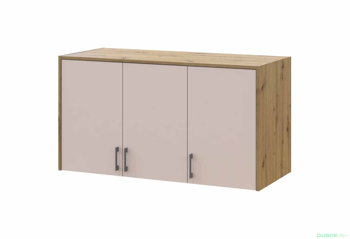 Nástavba Rondi 3 dřevotříska 121x52x65 dub artisan / kašmír