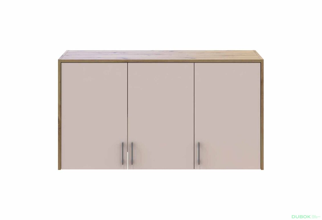 Obrázek 2 - Nástavba Rondi 3 dřevotříska 121x52x65 dub artisan / kašmír
