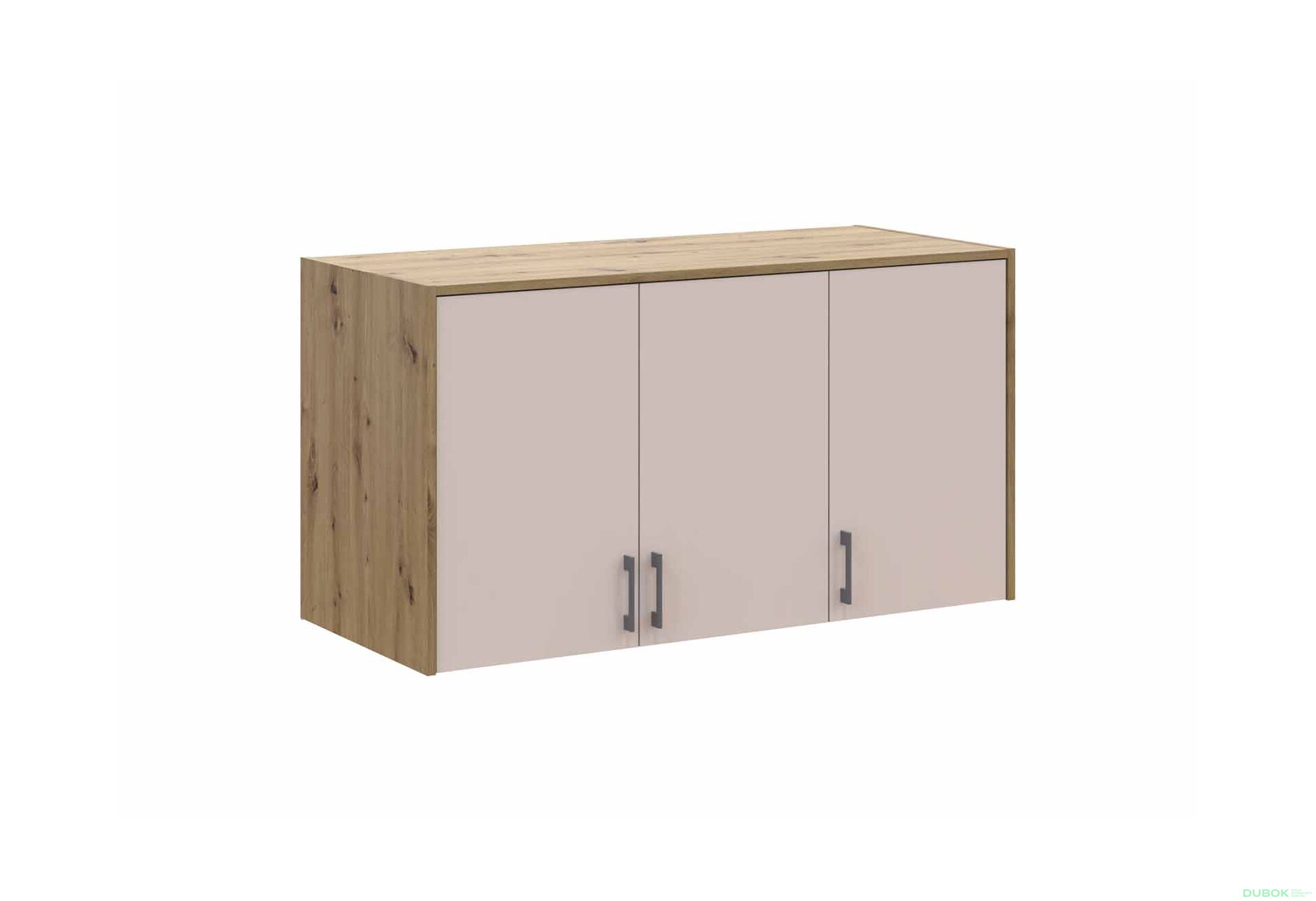 Obrázek 3 - Nástavba Rondi 3 dřevotříska 121x52x65 dub artisan / kašmír