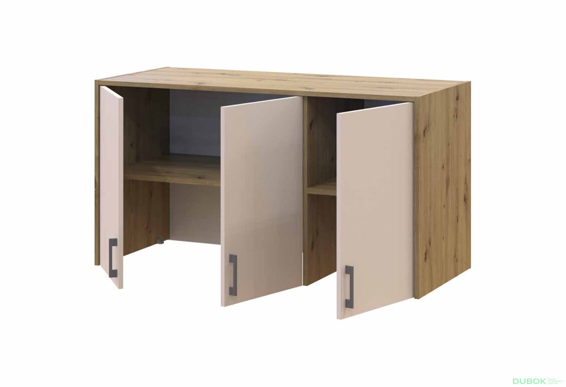 Obrázek 4 - Nástavba Rondi 3 dřevotříska 121x52x65 dub artisan / kašmír