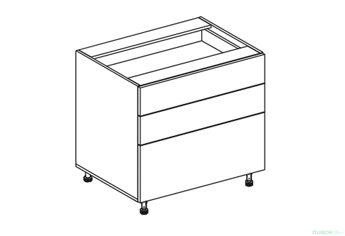Korpus N 80 3Z (2+1) LUX