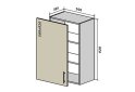 Obrázek 1 - V45 Skříňka 1D 50 Interno Luxe