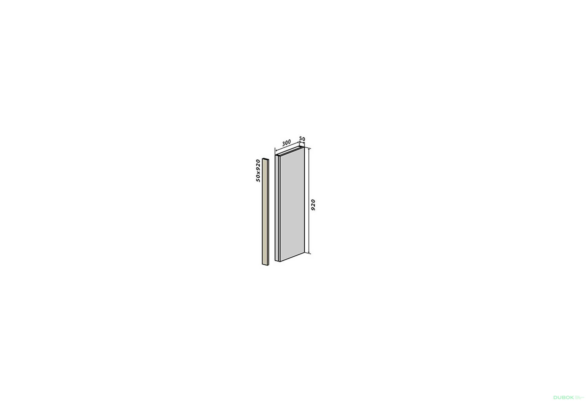 Obrázek 1 - V40 záslepka (horní) 92 Interno Glaňec Luxe