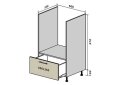 Obrázek 1 - N32 Skříňka pro troubu 1Š Interno Glaňec Luxe