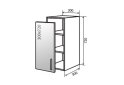 Obrázek 1 - B2 Vitrína 1D 30 Bravo Lux