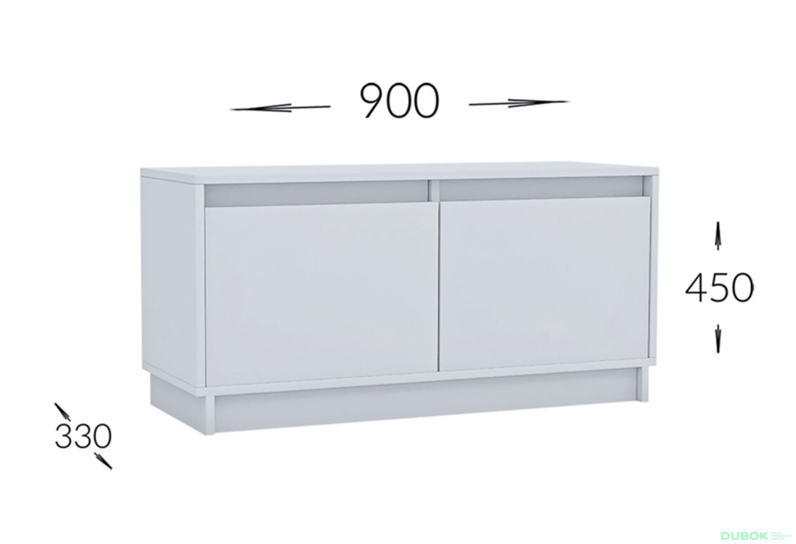 Obrázek 3 - Botník 900 nymphaea alba Série do předsíně Sara