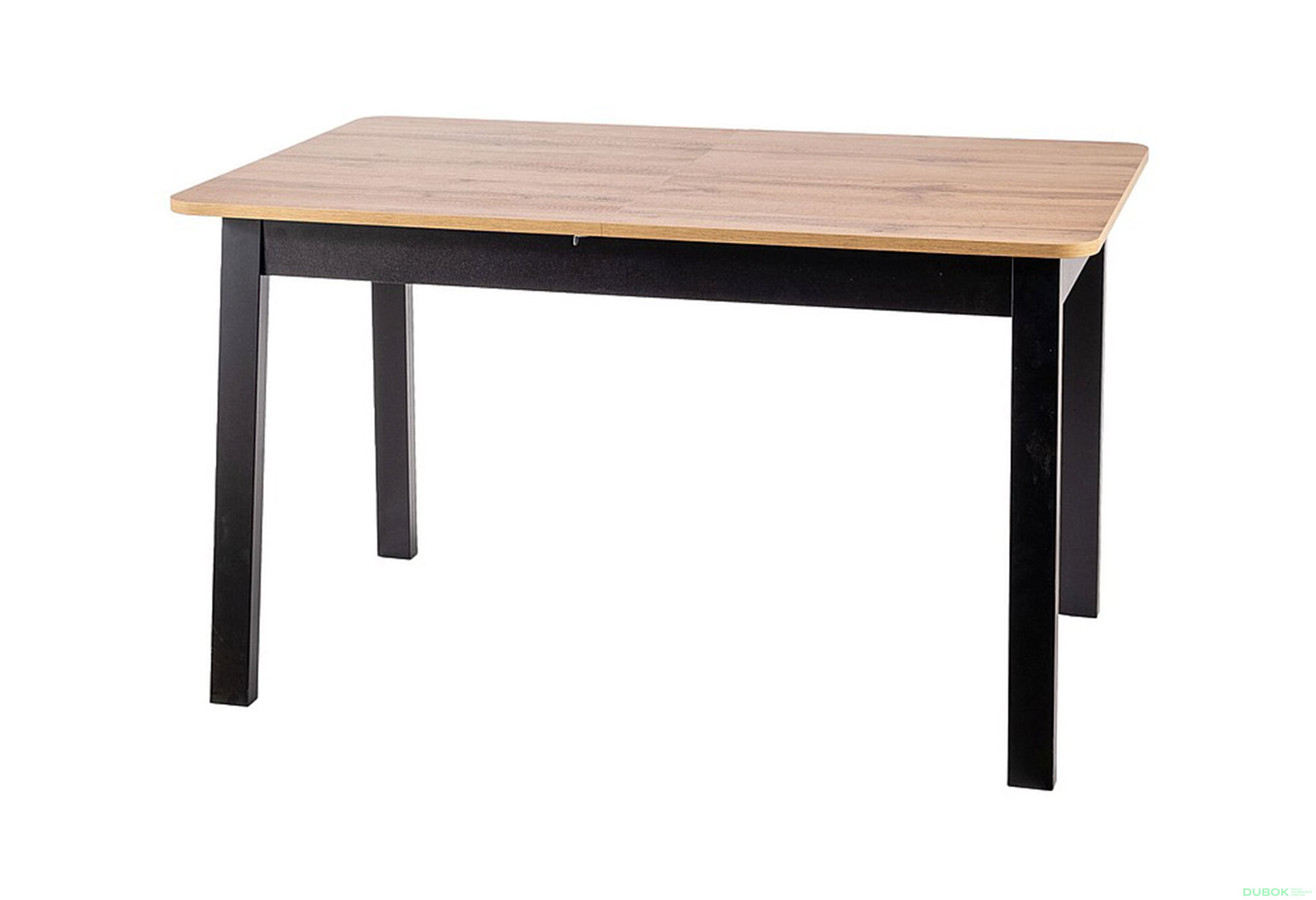 Obrázek 1 - Stůl Ikar 125(165)x75 dub artisan / černý