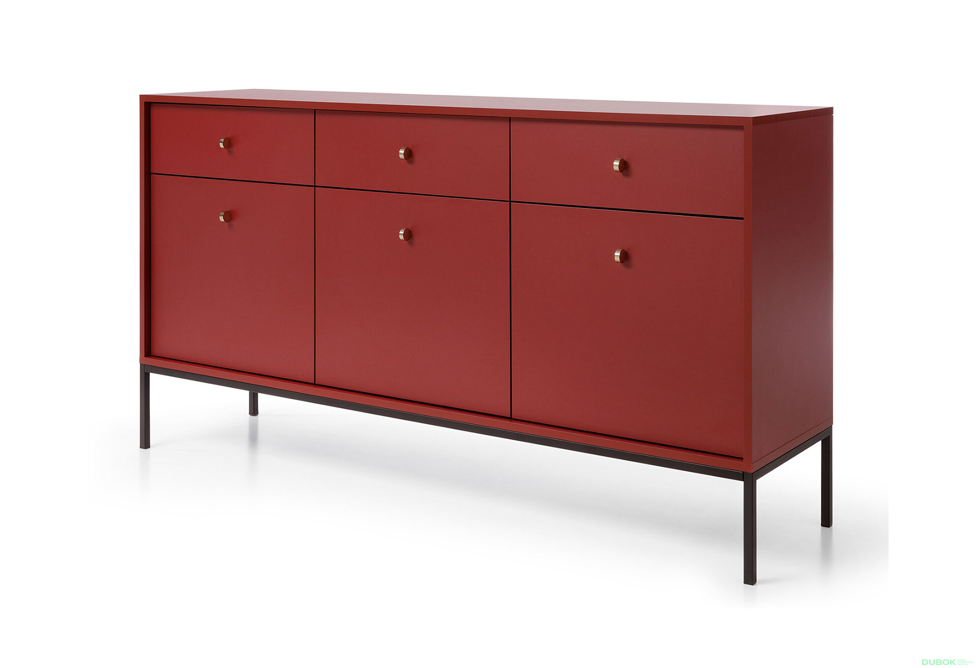 Obrázek 1 - Komoda MKSZ154 Mono bordo