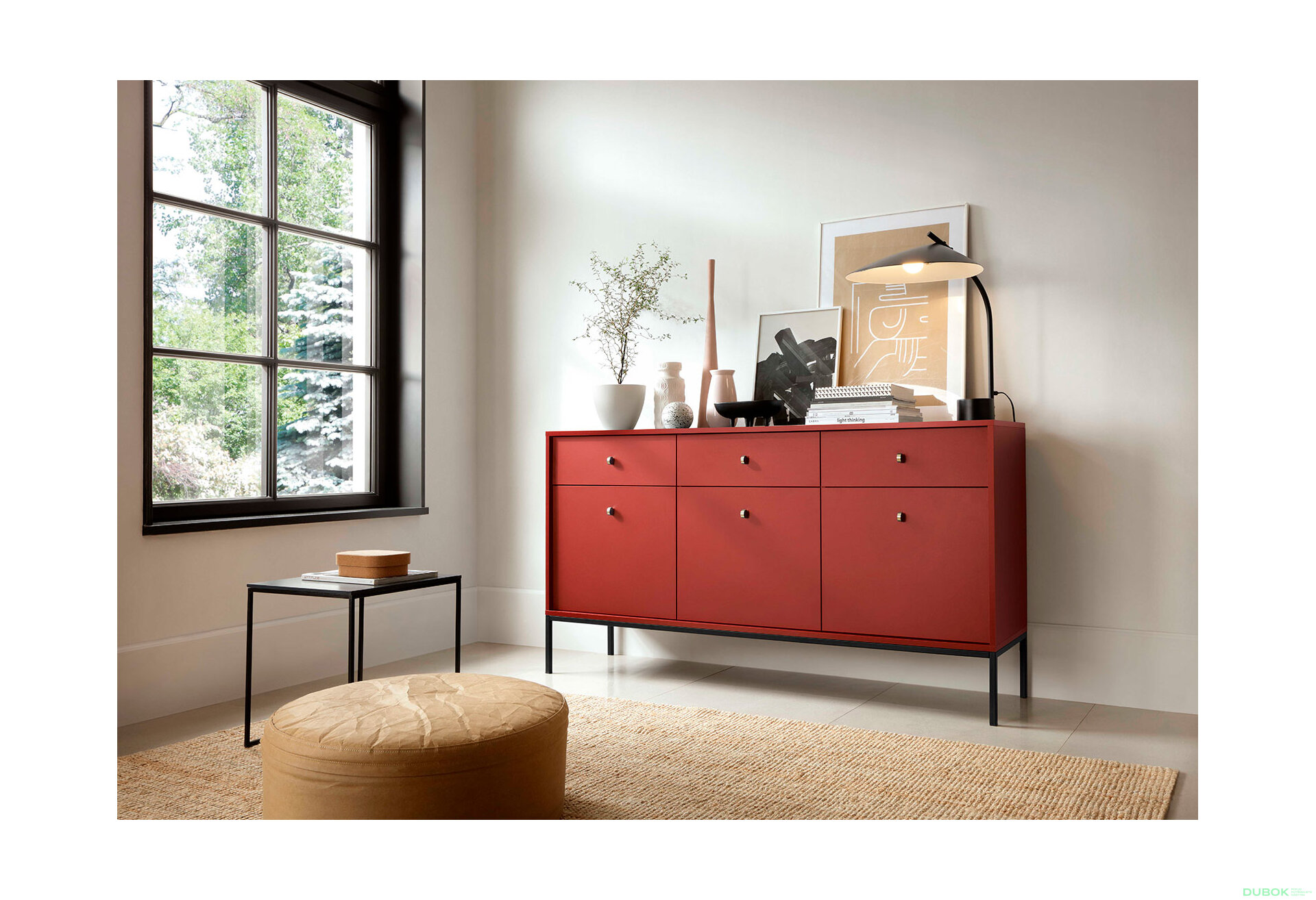 Obrázek 10 - Komoda MKSZ154 Mono bordo