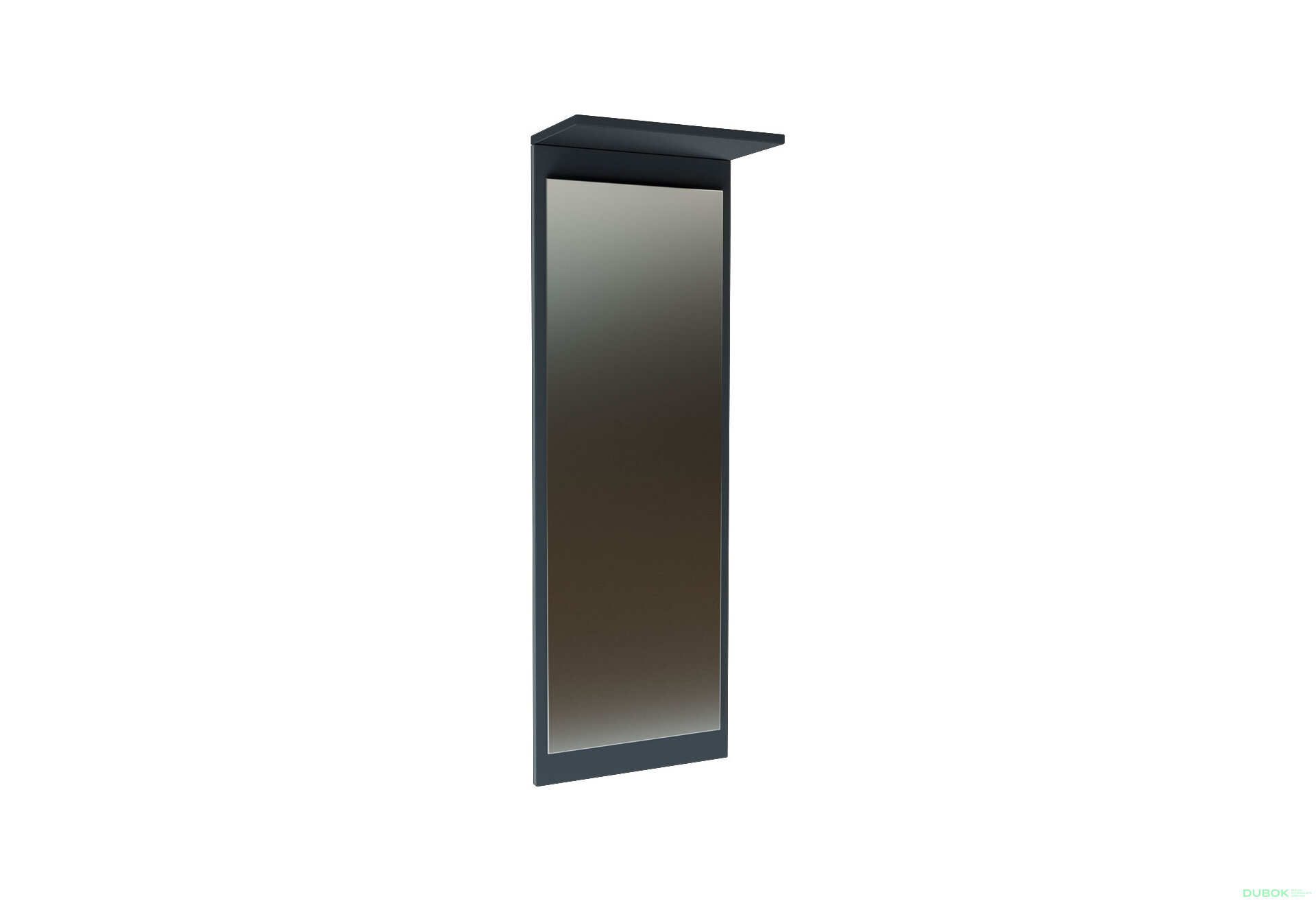 Obrázek 2 - Zrcadlo Stephanie 40x115 cm Antracit