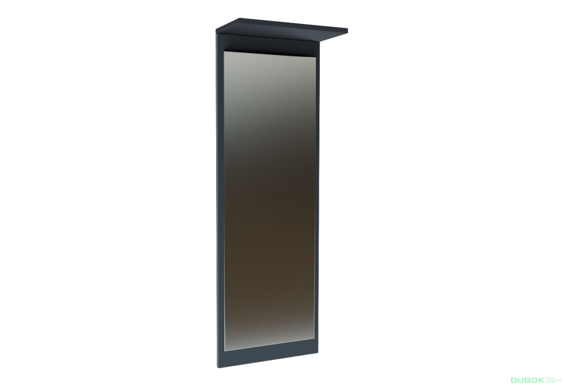 Obrázek 2 - Zrcadlo Stephanie 40x115 cm Antracit
