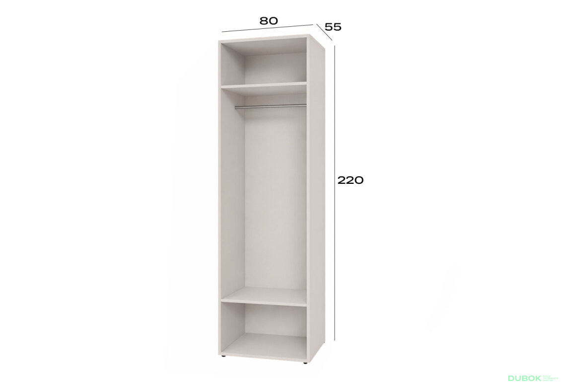 Obrázek 2 - Korpus modul 1 (h-2200*800) kašmír Space