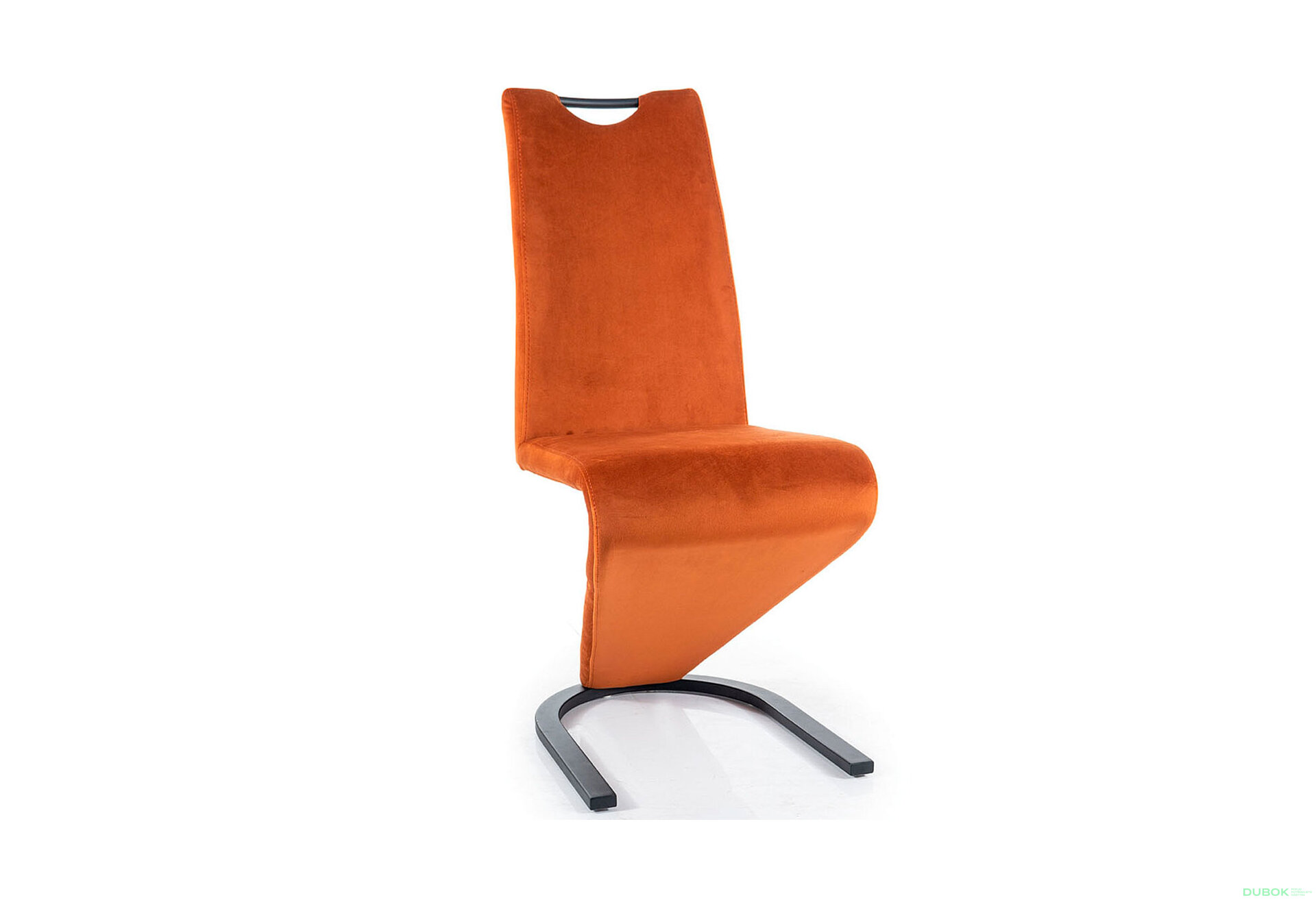 Obrázek 2 - Židle H-090 Velvet skořice Bluvel 4215, matná černá kov