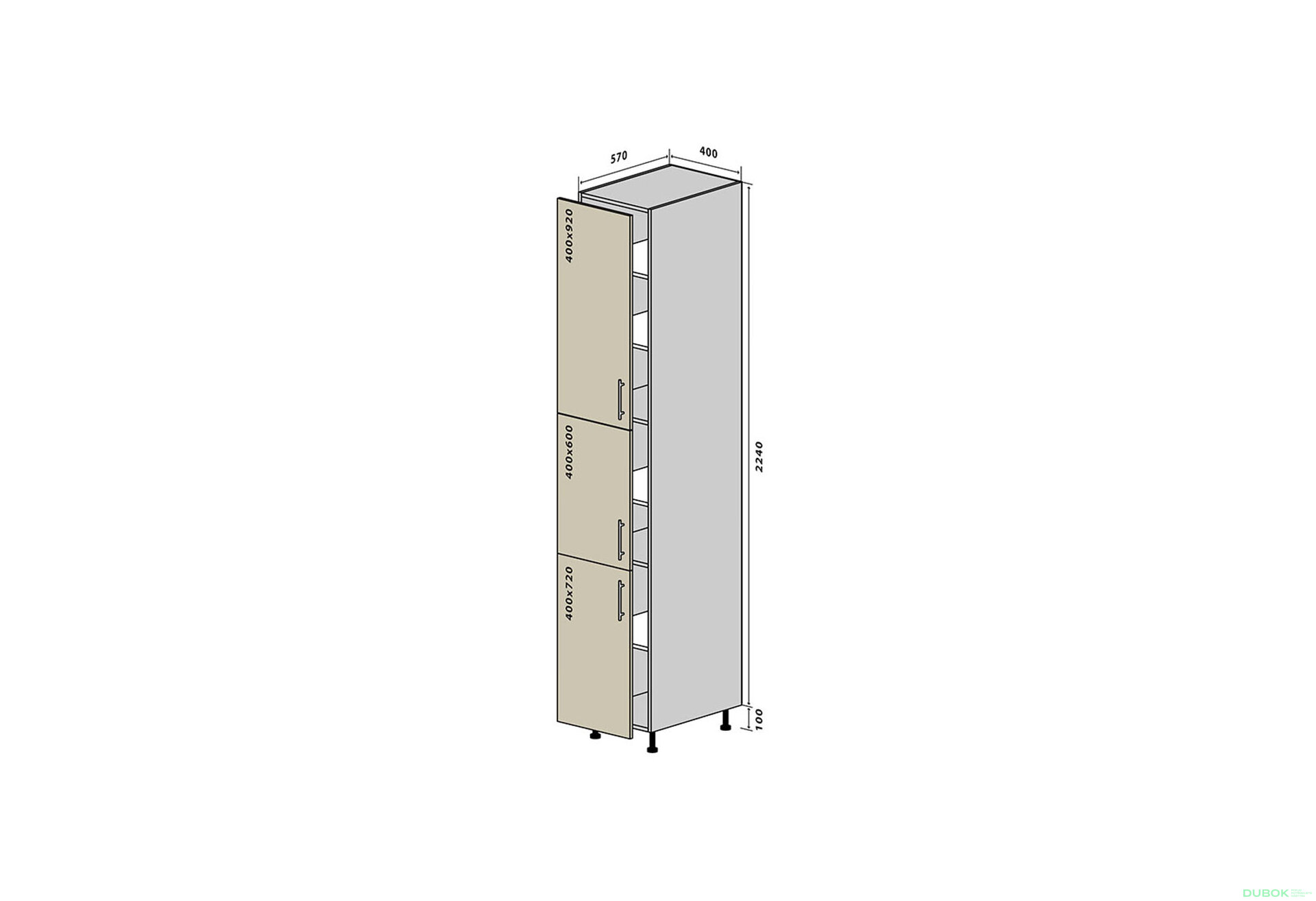 Obrázek 1 - N42 Skříň 40x234 Bravo Lux