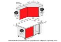 Obrázek 3 - V14 Rohová skříňka 1D RioLine Luxe / RíóLajn Lux Matný