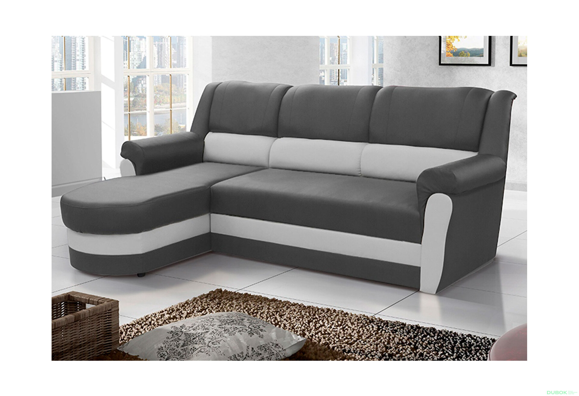 Obrázek 2 - Sedací souprava Bruno C Bahama 35 + Bahama 31 / typ L