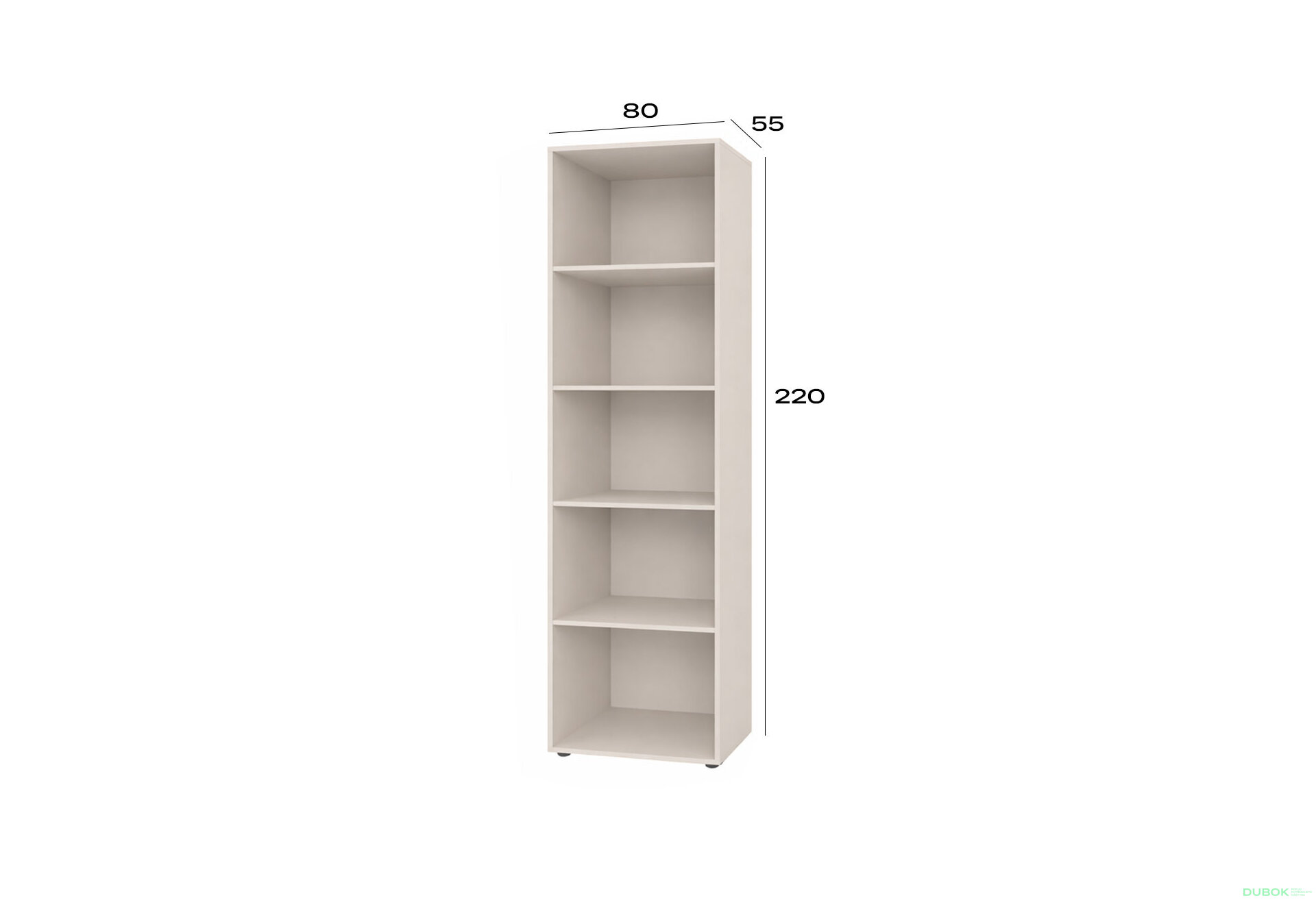 Obrázek 2 - Korpus modul 3 (h-2200*800) kašmír Space